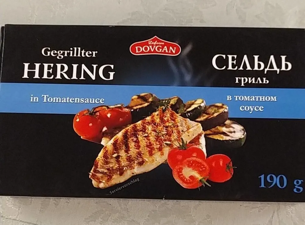 Gegrillter Hering