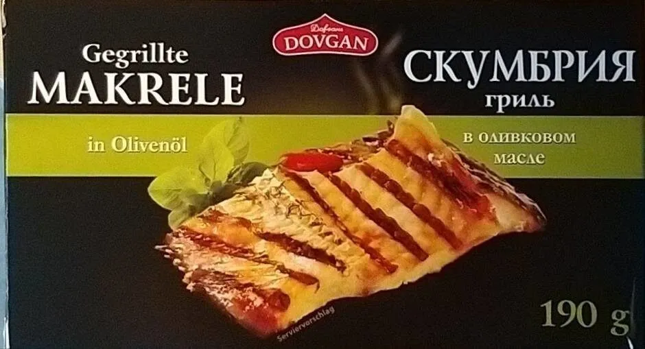 Gegrillte Makrele