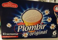 Plombir original Eiscreme Vanillegeschmack