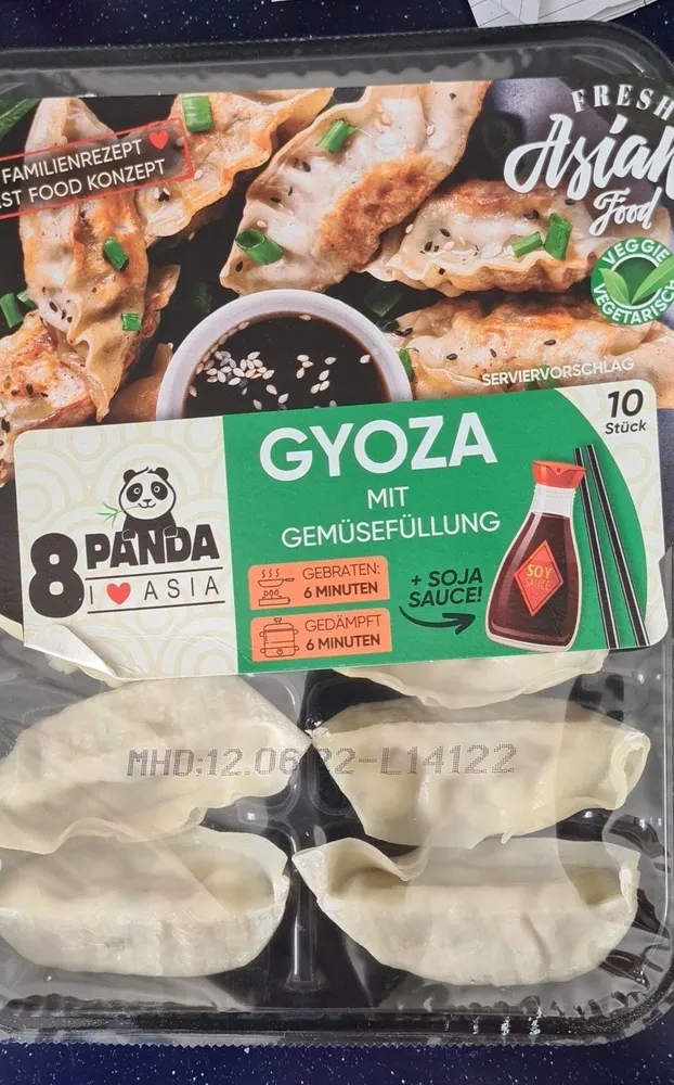 Gyoza mit Gemüsefüllung