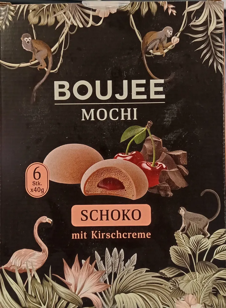 Mochi Schoko mit Kirschcreme