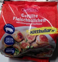 Gefüllte Fleischbällchen mit cremigem Frischkäse Klttbullar Art