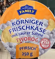 Grainy cream cheese with sour cream