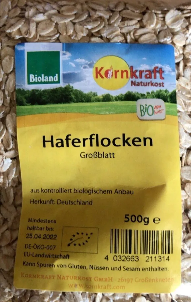 Haferflocken grossblatt