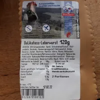 Delikatess-Leberwurst