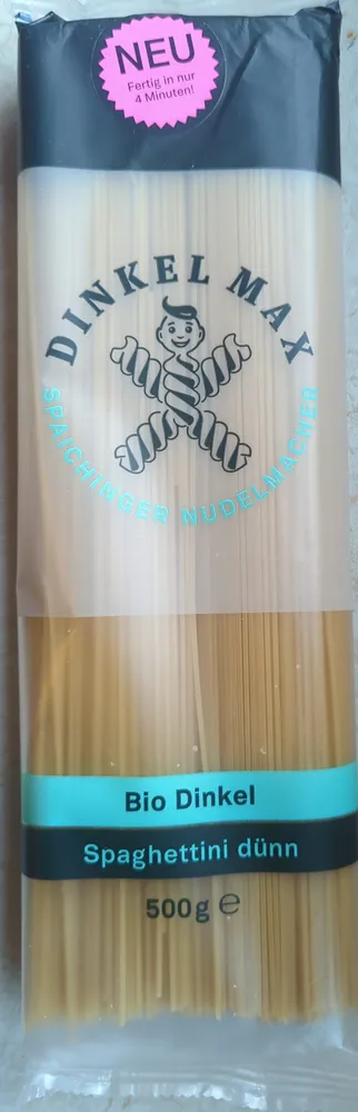 Bio Dinkel Spaghettini dünn