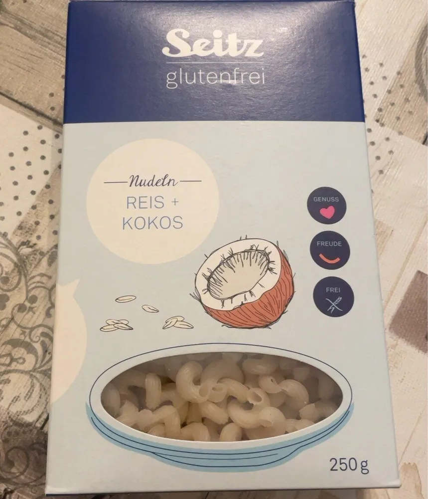 Nudeln reis + kokos