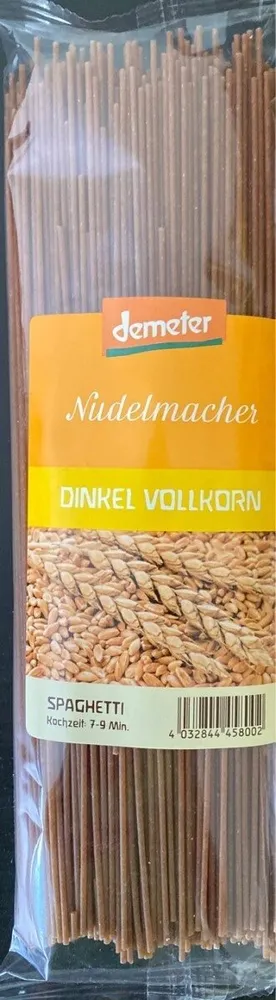 Dinkel vollkorn spaghetti
