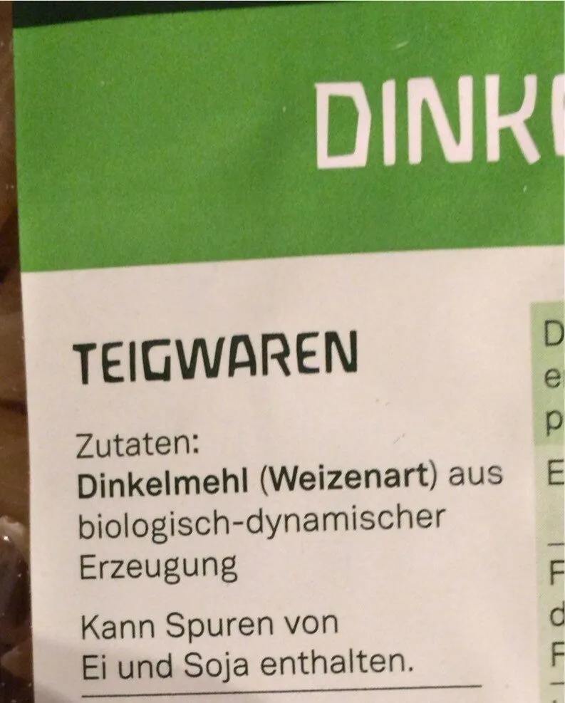 Penne Dinkel