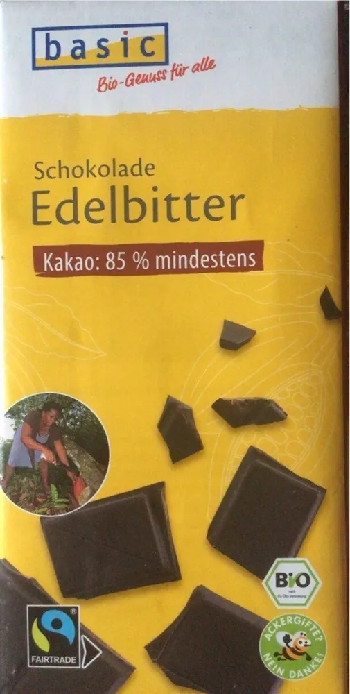 Schokolade Edelbitter