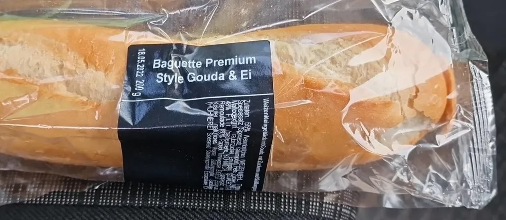 Baguette Premium Style Gouda und Ei
