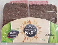 Roggenbrot mit Salami