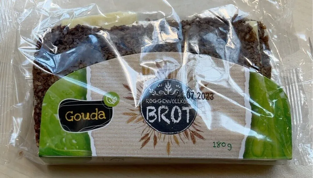 Roggenvollkorn Brot Gouda