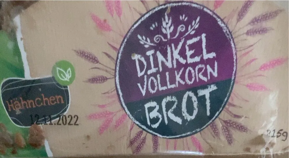 Dinkel vollkornbrot Hänchen