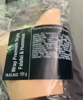Wrap premium style Falafel & Hummus