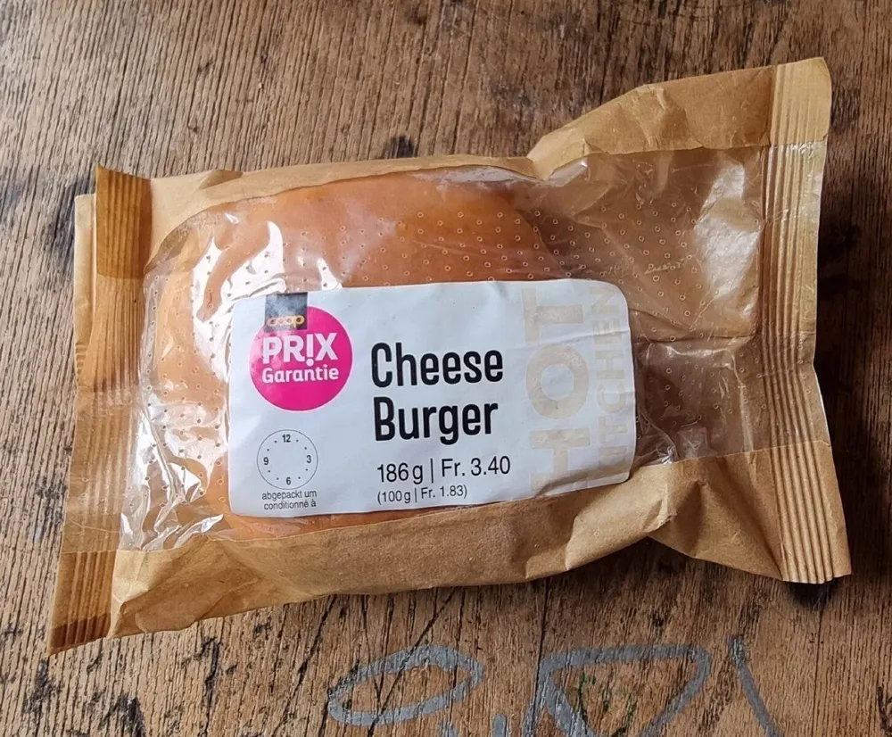 Cheese Burger Prix Garantie
