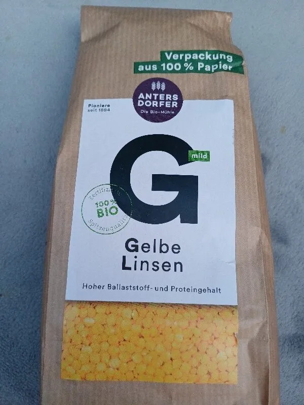 gelbe Linsen