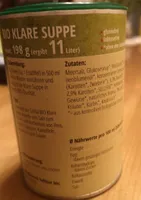 Bio klare Suppe
