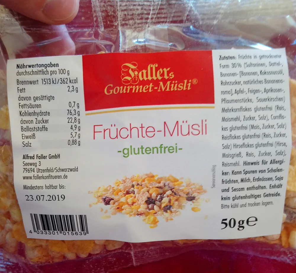 Früchte-Müsli