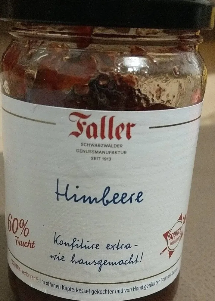 Himbeer-Konfitüre extra