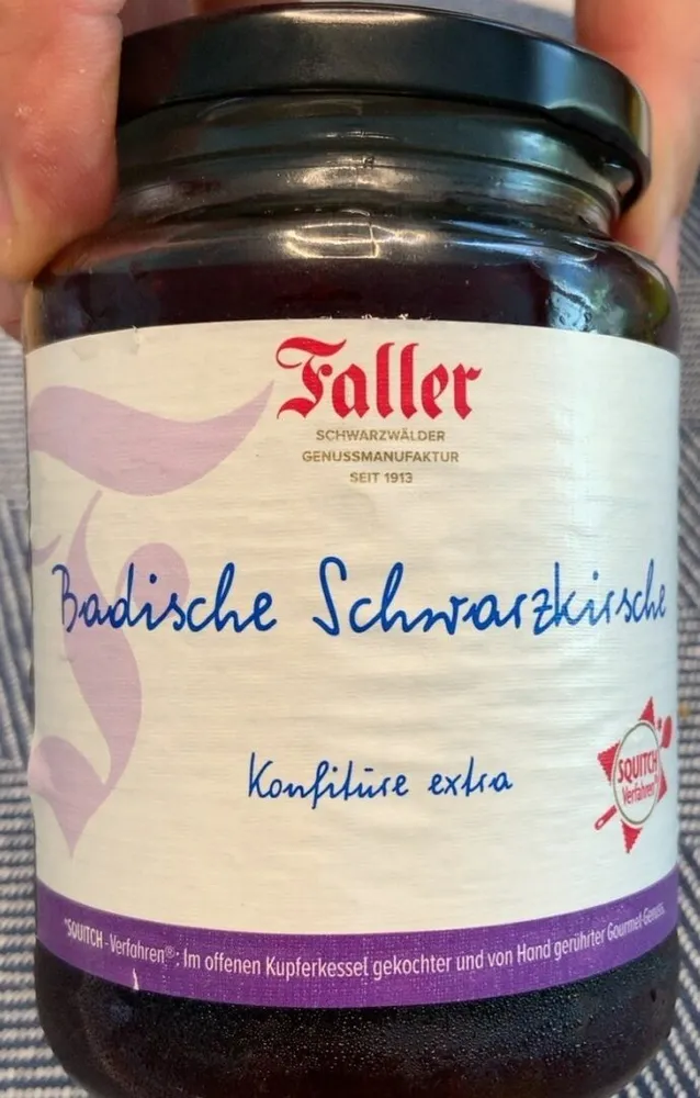Konfitüre Badische Schwarzkirsche
