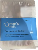 Currywurst mit Ketchup