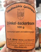 Dinkel-backerbsen