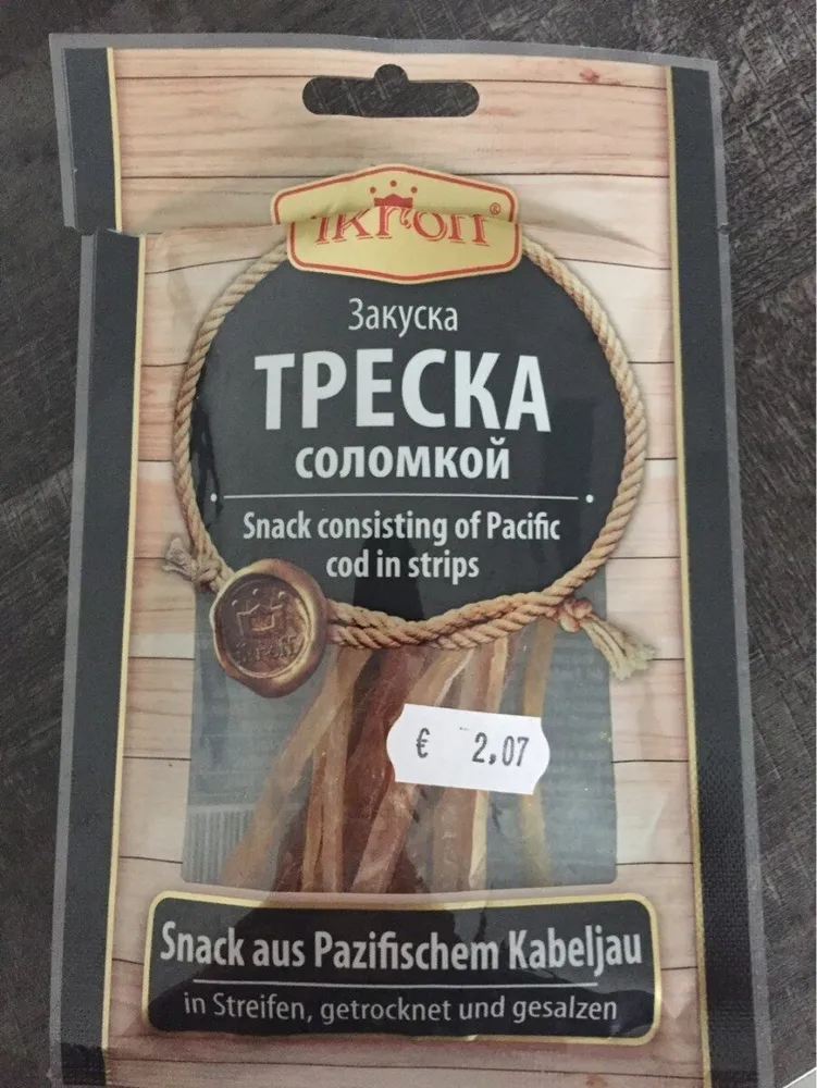 Dorsz paski suszone