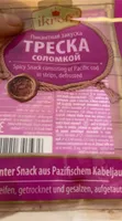 Pikanter Snack aus Pazifischem Kabeljau