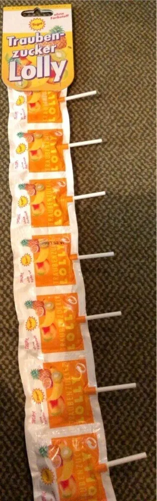 Traubenzucker Lolly