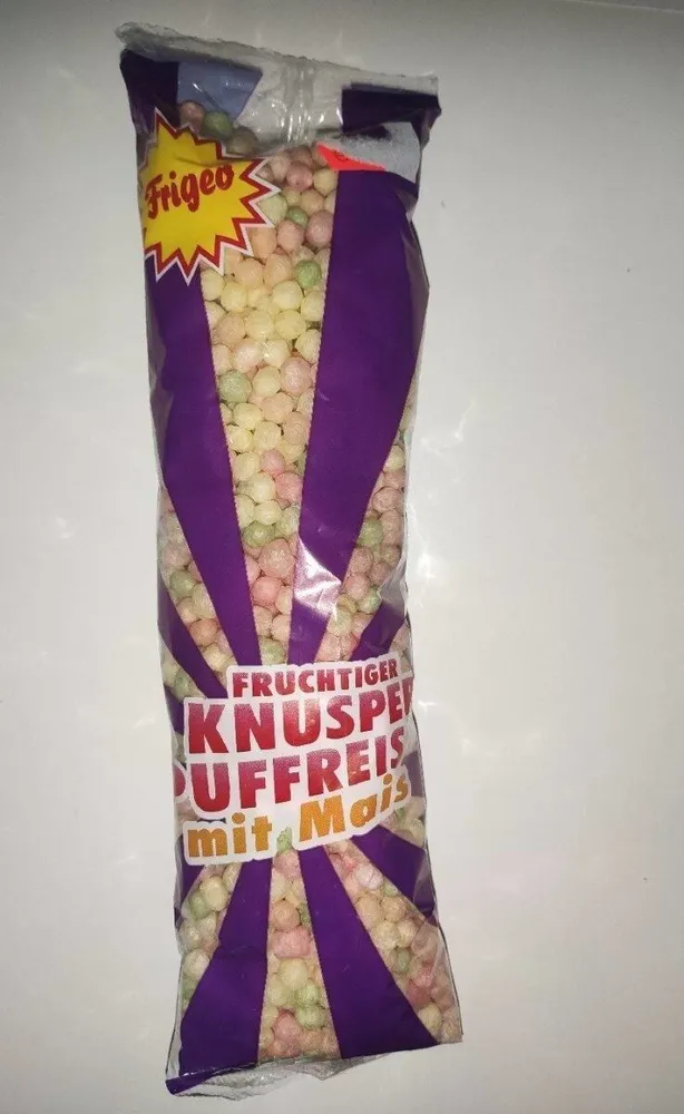 Fruchtiger Knusperpuffreis mit Mais