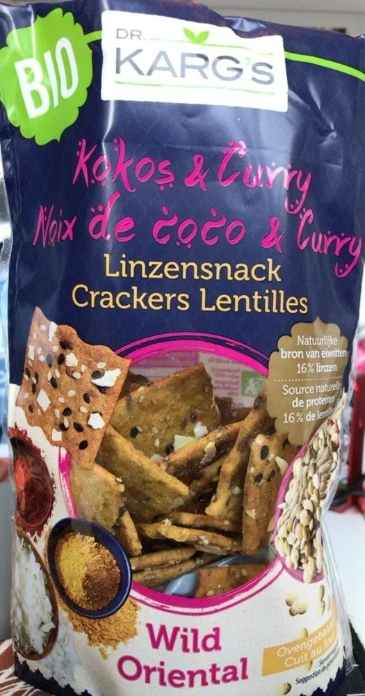 Crackers lentilles