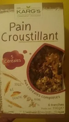 Pain croustillant aux 5 céréales complètes