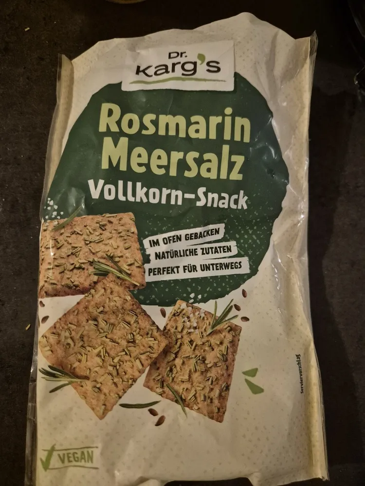 Rosmarin Meersalz Vollkorn-Snack