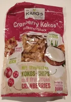 Cranberry Kokos Vollkorn-Snack
