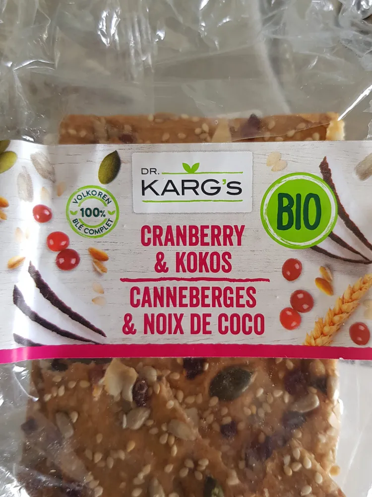 Cranberry & Coconut Crispbread 8 x 200G