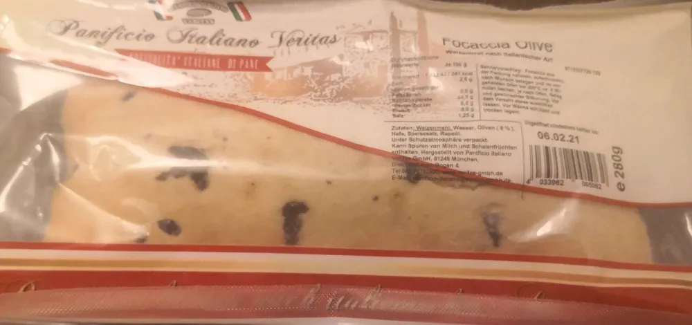 Focaccia Olive