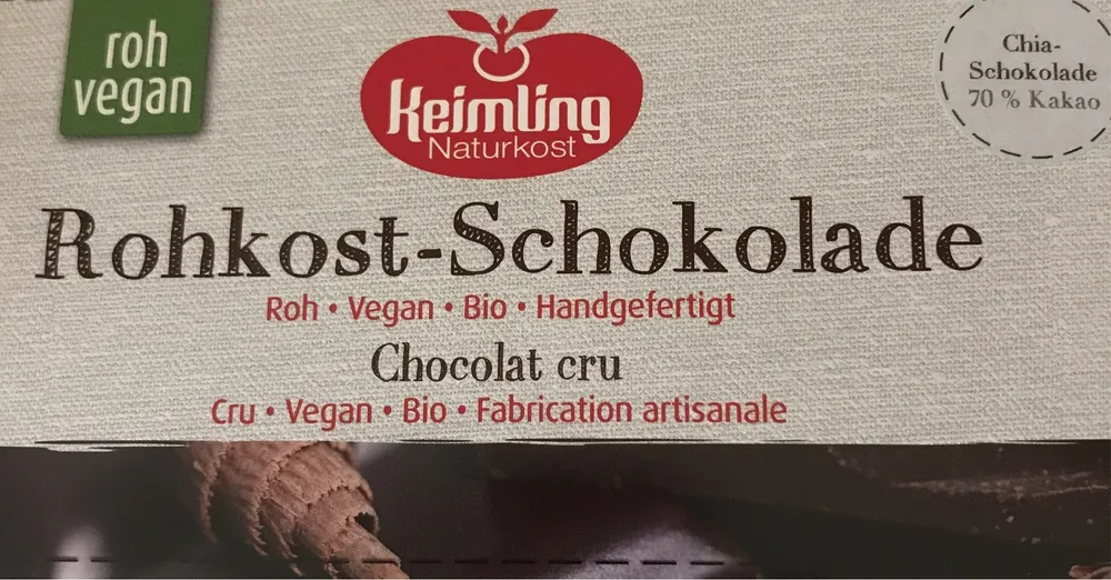 Rohkost schokolade