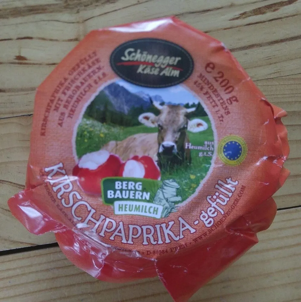 Kirschpaprika gefüllt mit Frischkäse