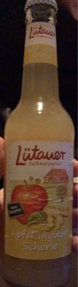 Apfel-Ingwer Schorle