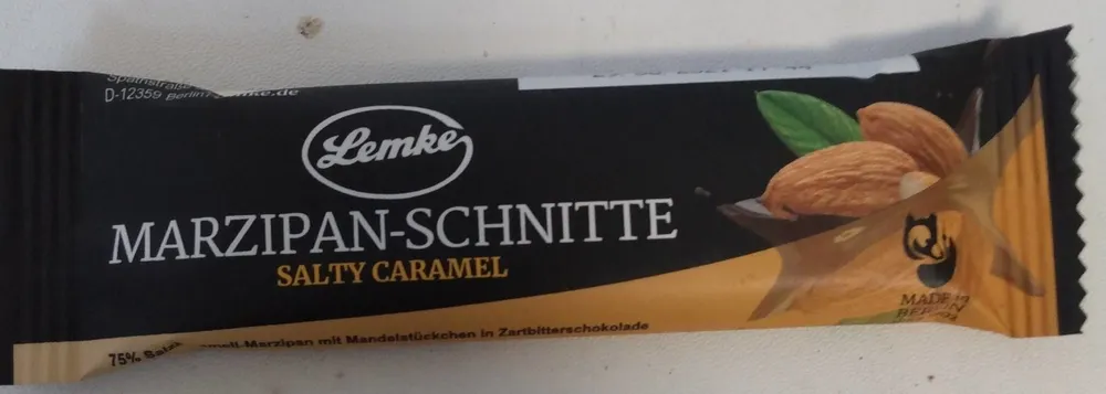 Marzipan Schnitte Salty Caramel