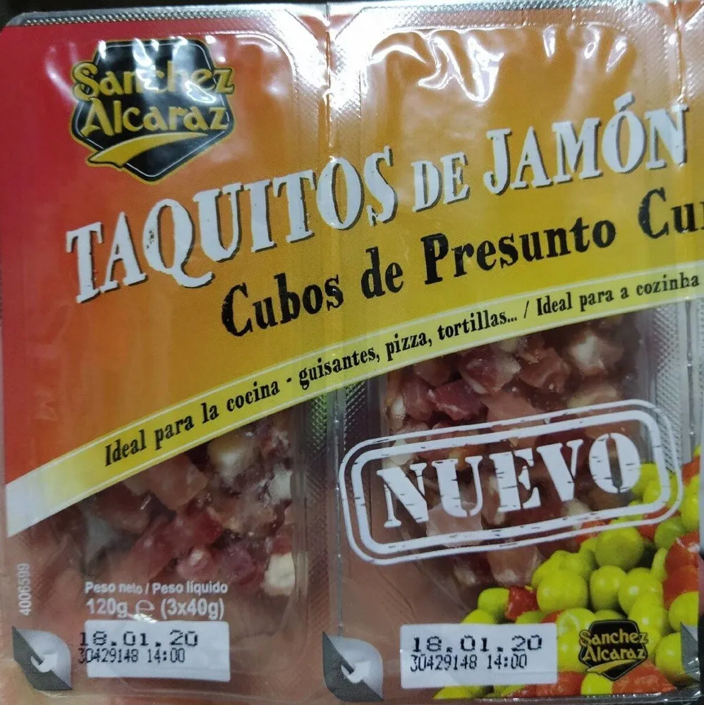 Tacos jamón