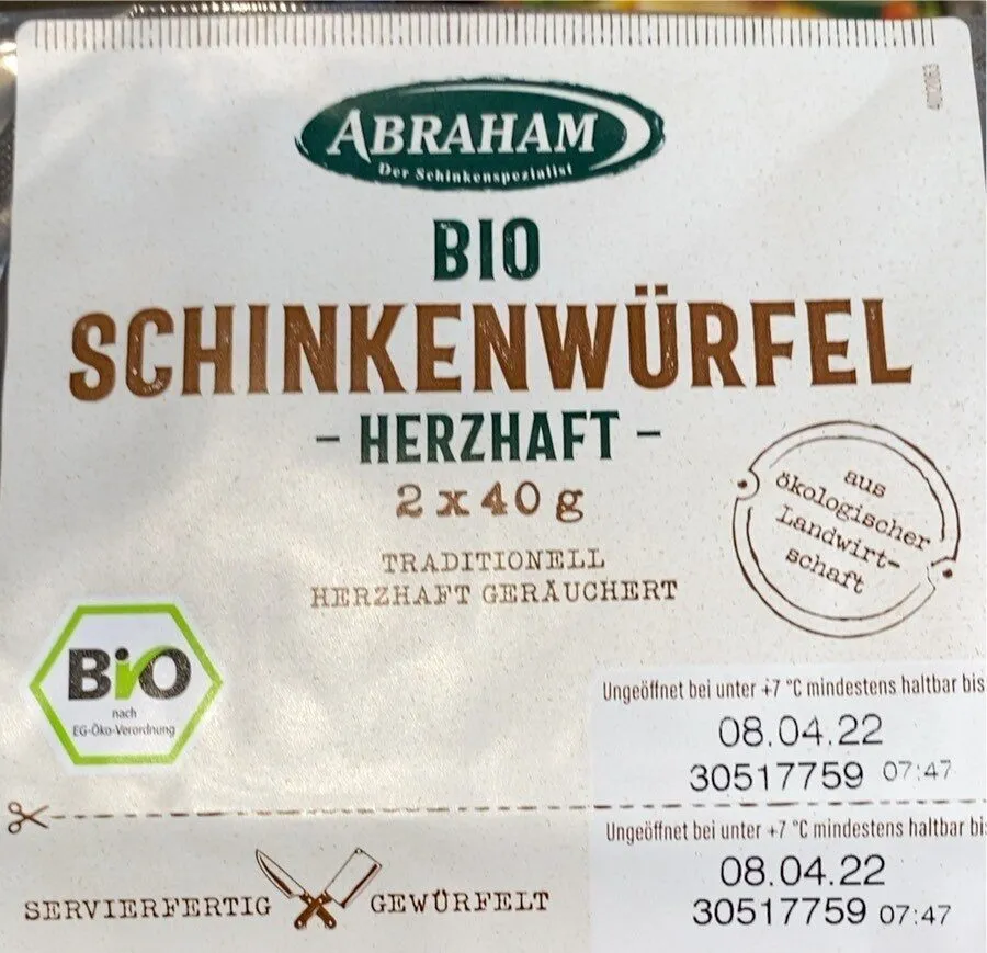Bio Schinkenwürfel
