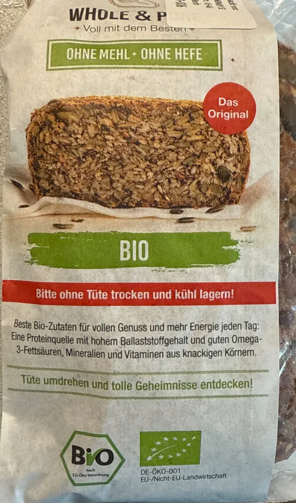 Bio- Hafer Brot