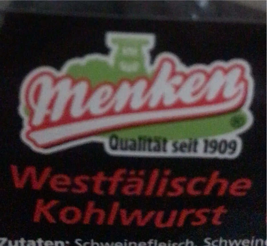 Westfälsche Kohlwurst