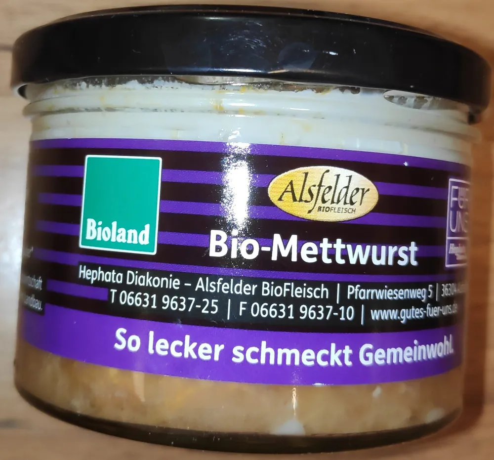 Mettwurst (Bio)
