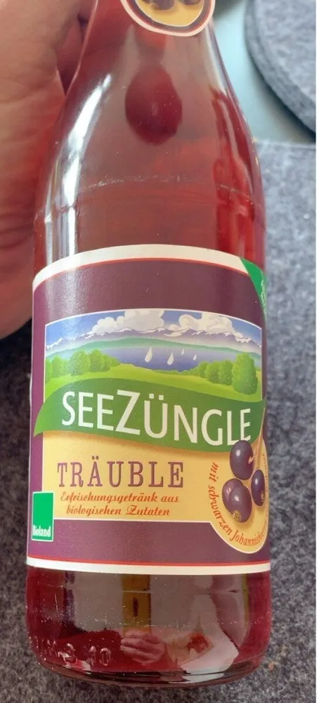 Träuble Erfrischungsgetränk aus biologischen Zutaten