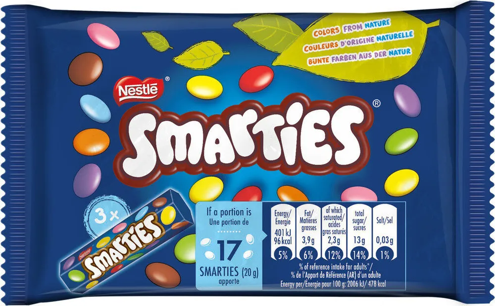 Bonbons dragéifiés chocolat au lait