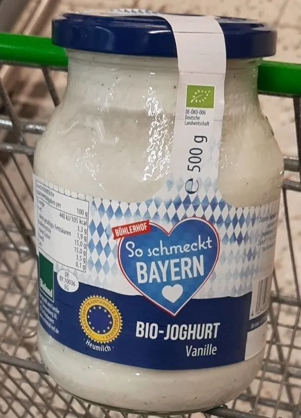 Bio-joghurt Vanille