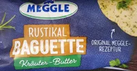 Rustikal Baguette Kräuter-Butter